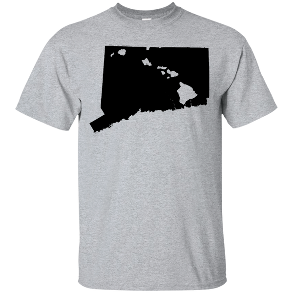 Living in Connecticut with Hawaii Roots Ultra Cotton T-Shirt, T-Shirts, Hawaii Nei All Day