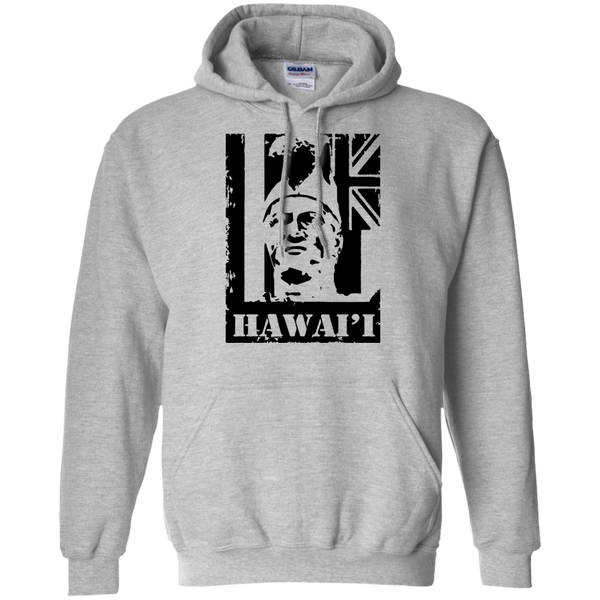 Hawai'i King Kamehameha Pullover Hoodie, Sweatshirts, Hawaii Nei All Day