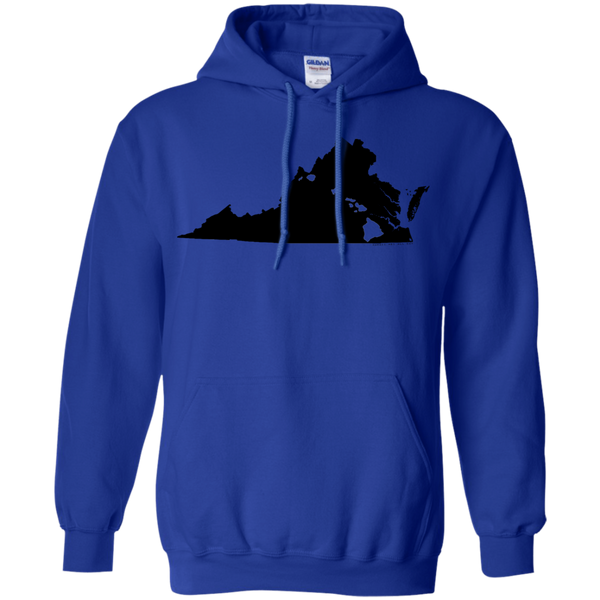 Living in Virginia with Hawaii Roots Pullover Hoodie 8 oz., Sweatshirts, Hawaii Nei All Day