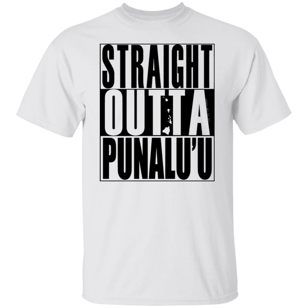 Straight Outta Punalu'u(black ink) T-Shirt