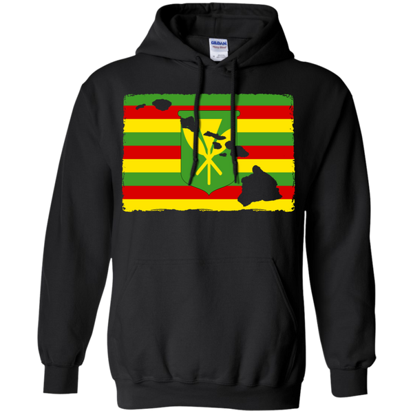 Hawai'i Kanaka Maoli Flag Pullover Hoodie, Sweatshirts, Hawaii Nei All Day
