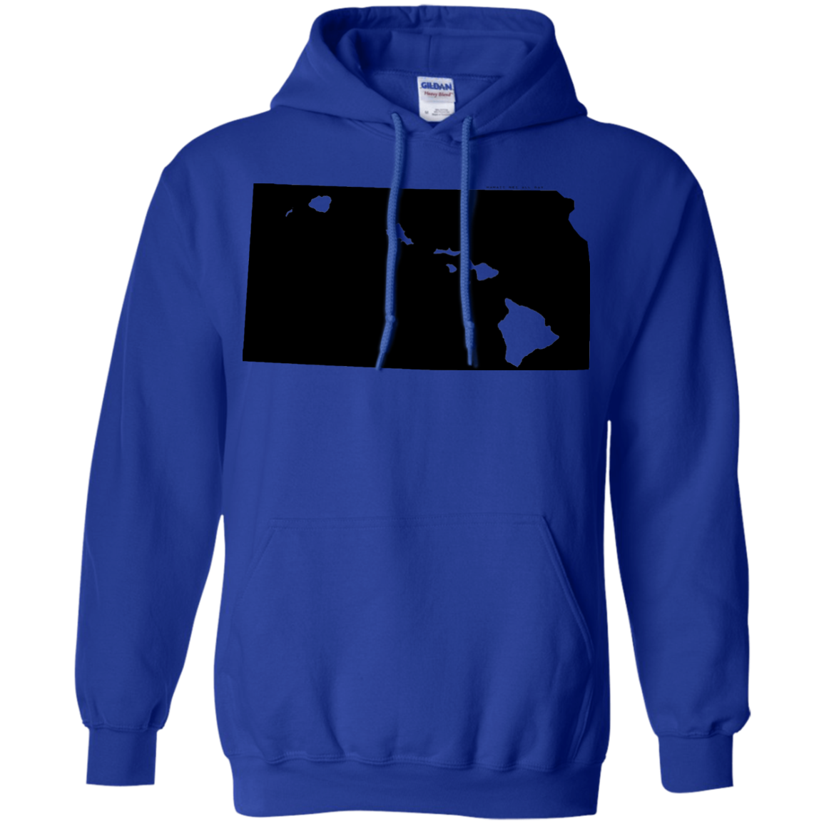 Living in Kansas with Hawaii Roots Pullover Hoodie 8 oz., Sweatshirts, Hawaii Nei All Day