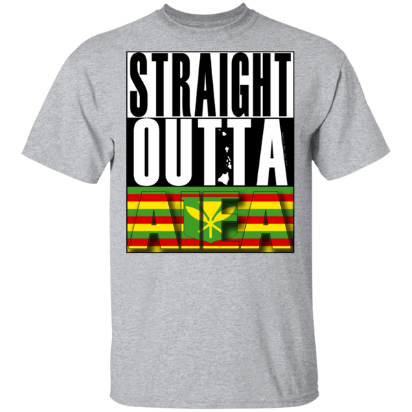 Straight Outta Aiea (Kanaka Maoli) T-Shirt, T-Shirts, Hawaii Nei All Day