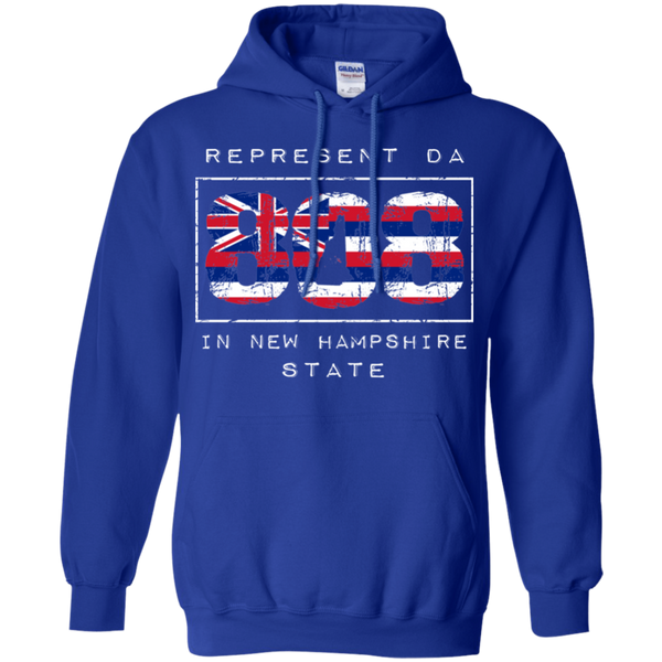 Rep Da 808 In New Hampshire State Pullover Hoodie, Sweatshirts, Hawaii Nei All Day