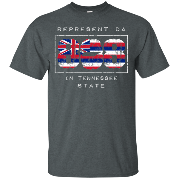 Rep Da 808 In Tennessee State Ultra Cotton T-Shirt, T-Shirts, Hawaii Nei All Day