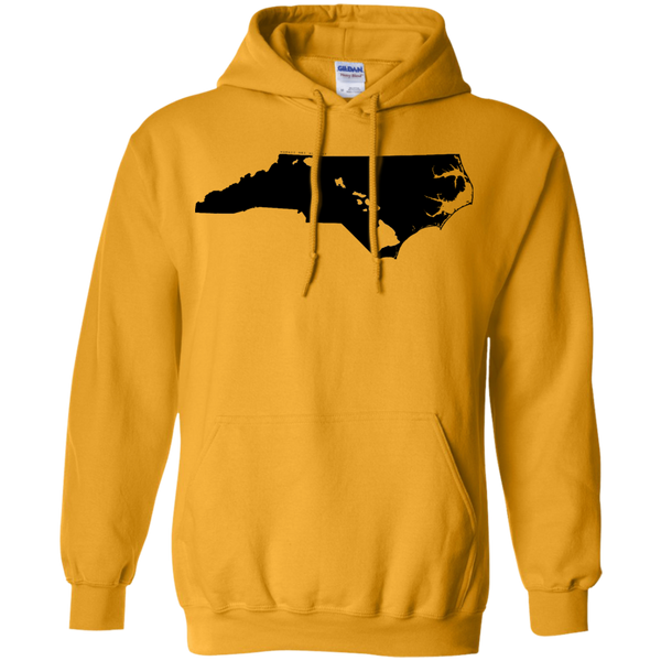 Living in North Carolina with Hawaii Roots Pullover Hoodie 8 oz., Sweatshirts, Hawaii Nei All Day