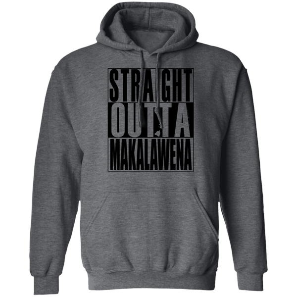 Straight Outta Makalawena(black ink) Pullover Hoodie