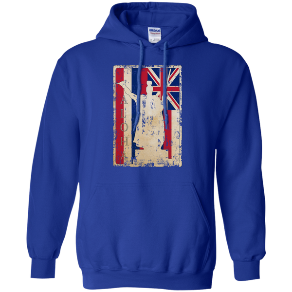 Aloha King Kamehameha Pullover Hoodie - Hawaii Nei All Day