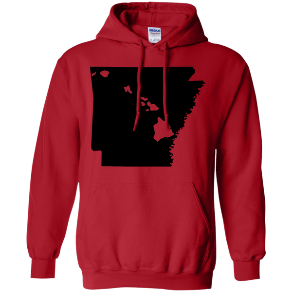 Living in Arkansas with Hawaii Roots Pullover Hoodie, Sweatshirts, Hawaii Nei All Day