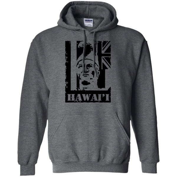 Hawai'i King Kamehameha Pullover Hoodie, Sweatshirts, Hawaii Nei All Day