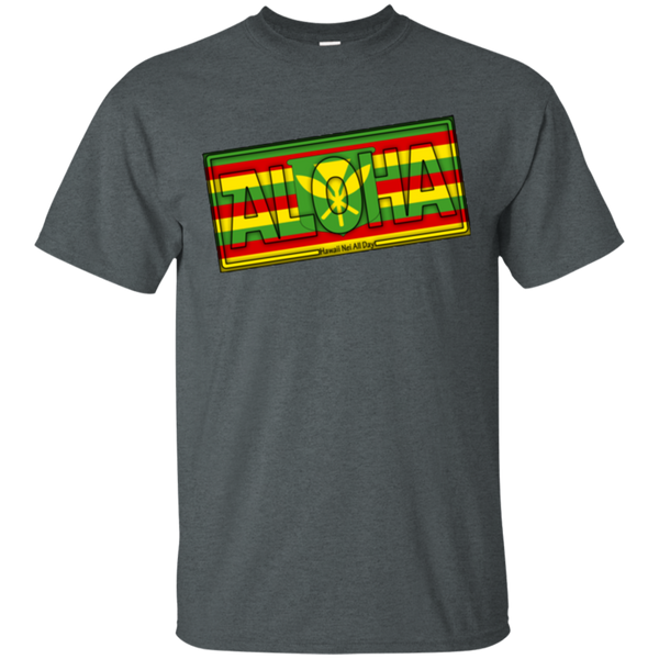 Aloha Hawai'i Kanaka Maoli Ultra Cotton T-Shirt, T-Shirts, Hawaii Nei All Day