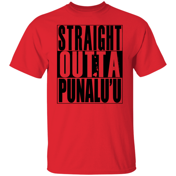Straight Outta Punalu'u(black ink) T-Shirt
