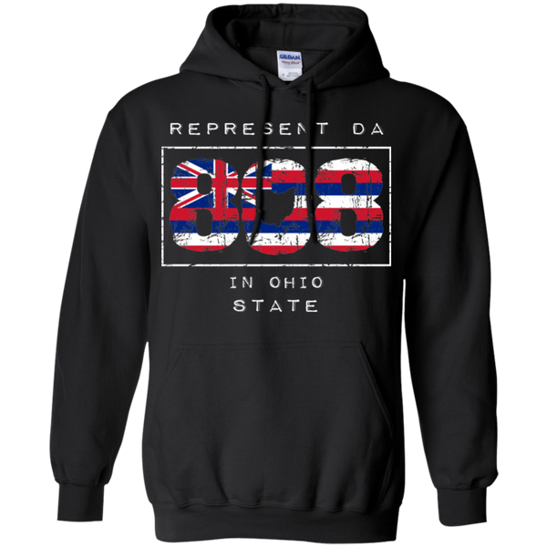 Rep Da 808 In Ohio State Pullover Hoodie, Sweatshirts, Hawaii Nei All Day
