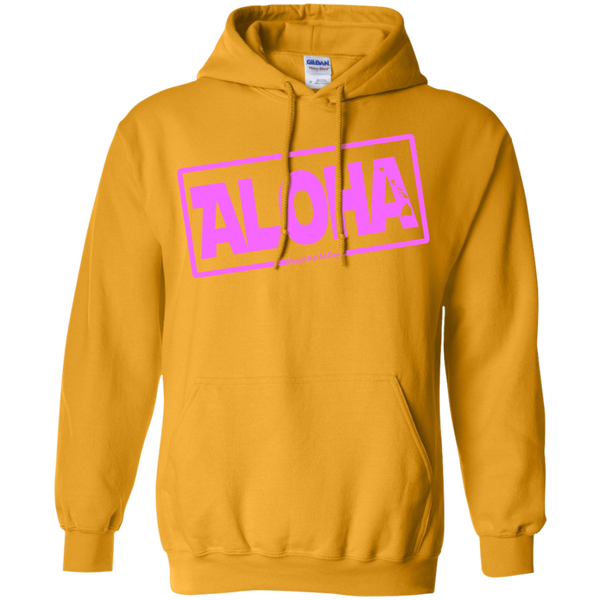 Aloha Hawai'i Nei (Islands pink ink) Pullover Hoodie, Sweatshirts, Hawaii Nei All Day