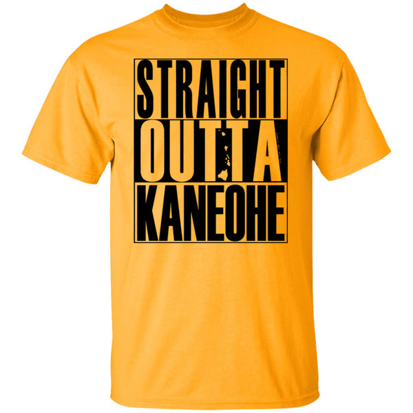 Straight Outta Kaneohe (black ink) T-Shirt