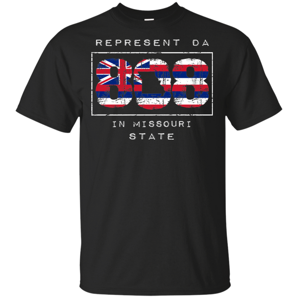 Rep Da 808 In Missouri State Ultra Cotton T-Shirt, T-Shirts, Hawaii Nei All Day