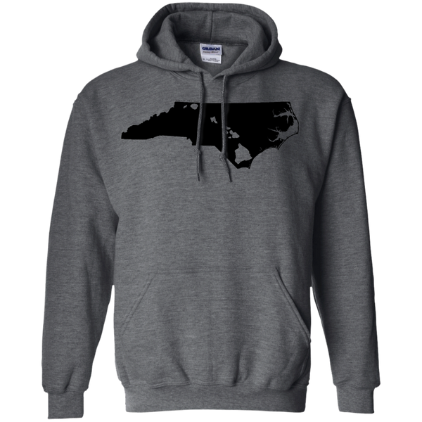 Living in North Carolina with Hawaii Roots Pullover Hoodie 8 oz., Sweatshirts, Hawaii Nei All Day