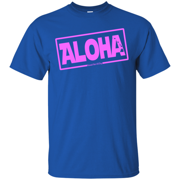 Aloha Hawai'i Nei (Islands pink ink) Ultra Cotton T-Shirt, T-Shirts, Hawaii Nei All Day