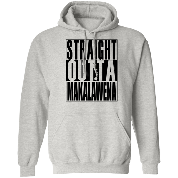 Straight Outta Makalawena(black ink) Pullover Hoodie
