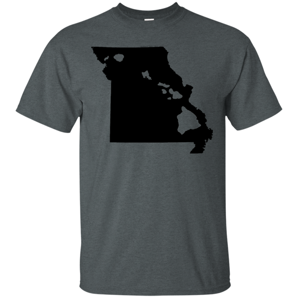 Living in Missouri with Hawaii Roots Ultra Cotton T-Shirt, T-Shirts, Hawaii Nei All Day