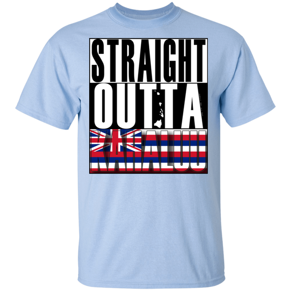 Straight Outta Kahaluu Hawai'i Ultra Cotton T-Shirt, T-Shirts, Hawaii Nei All Day