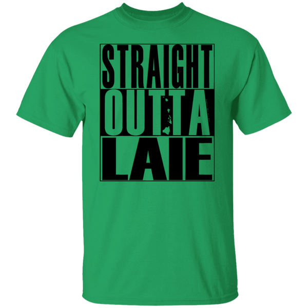 Straight Outta Laie (black ink) T-Shirt