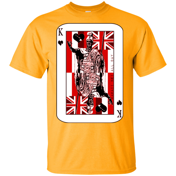 The King of Hawai'i Kamehameha (red ink) Ultra Cotton T-Shirt, T-Shirts, Hawaii Nei All Day