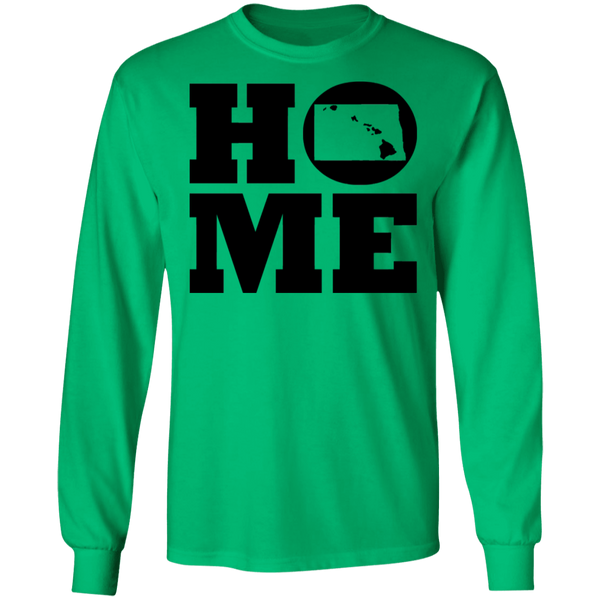 Home Roots Hawai'i and North Dakota  LS T-Shirt