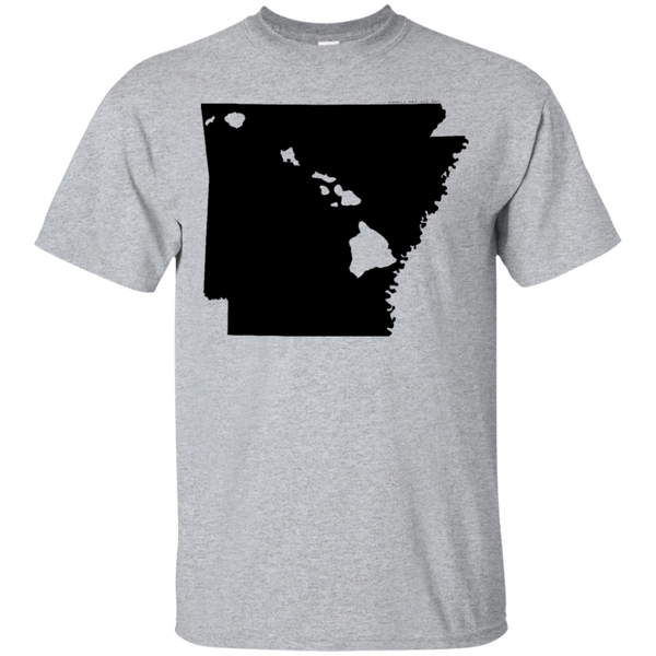 Living in Arkansas with Hawaii Roots Ultra Cotton T-Shirt, T-Shirts, Hawaii Nei All Day
