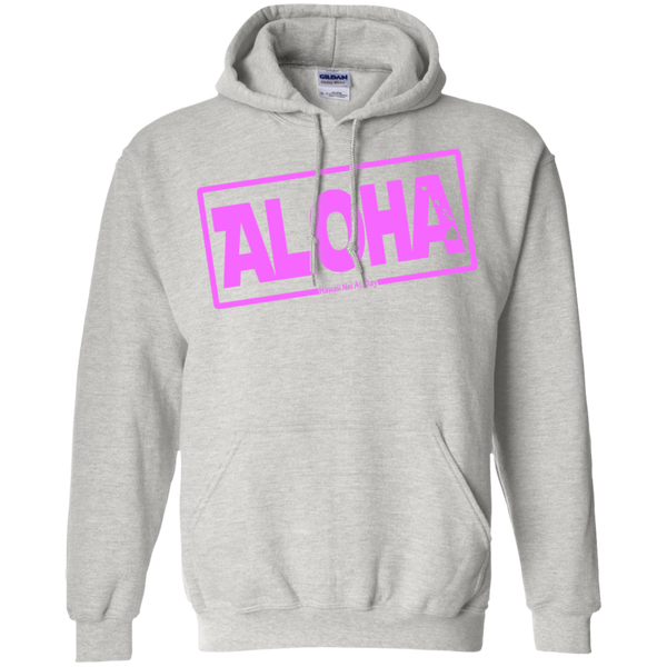 Aloha Hawai'i Nei (Islands pink ink) Pullover Hoodie, Sweatshirts, Hawaii Nei All Day