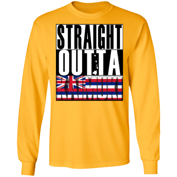 Straight Outta Kaimuki LS Ultra Cotton T-Shirt, T-Shirts, Hawaii Nei All Day