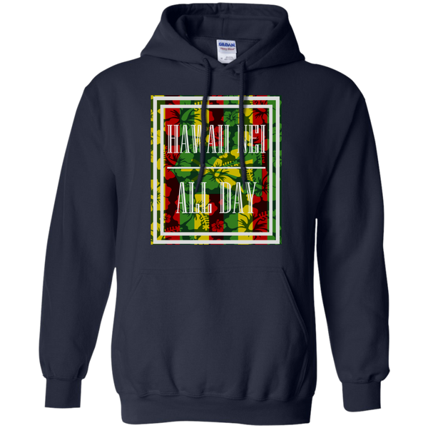 Hawai'i Floral Kanaka Maoli Pullover Hoodie, Sweatshirts, Hawaii Nei All Day