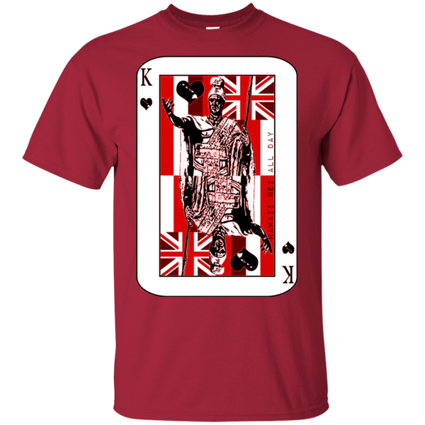 The King of Hawai'i Kamehameha (red ink) Ultra Cotton T-Shirt, T-Shirts, Hawaii Nei All Day