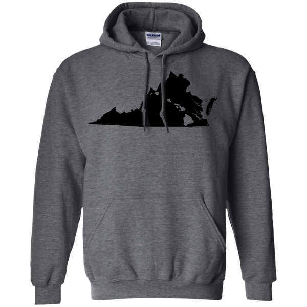 Living in Virginia with Hawaii Roots Pullover Hoodie 8 oz., Sweatshirts, Hawaii Nei All Day