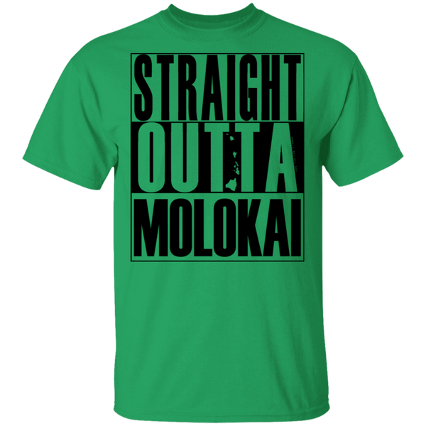 Straight Outta Molokai(black ink) T-Shirt
