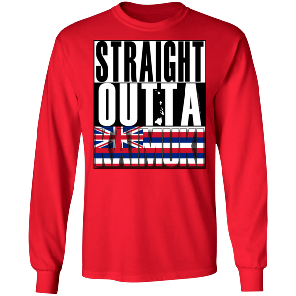 Straight Outta Kaimuki LS Ultra Cotton T-Shirt, T-Shirts, Hawaii Nei All Day