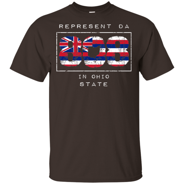 Rep Da 808 In Ohio State Ultra Cotton T-Shirt, T-Shirts, Hawaii Nei All Day