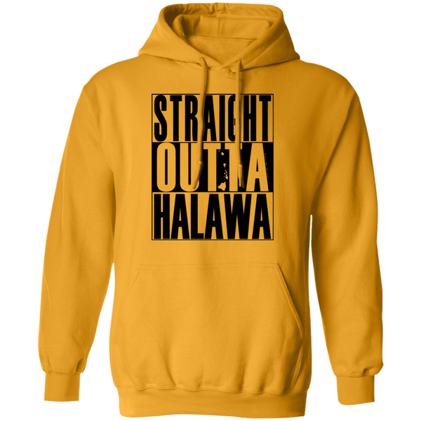 Straight Outta Halawa (black ink) Pullover Hoodie