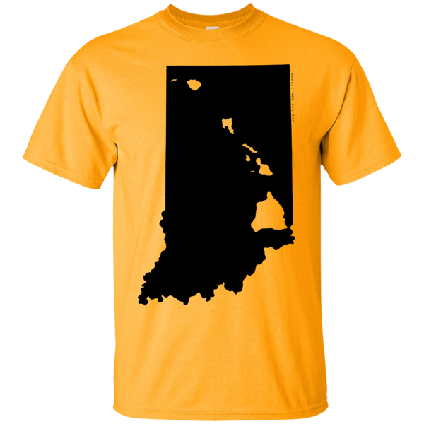 Living in Indiana with Hawaii Roots Ultra Cotton T-Shirt, T-Shirts, Hawaii Nei All Day