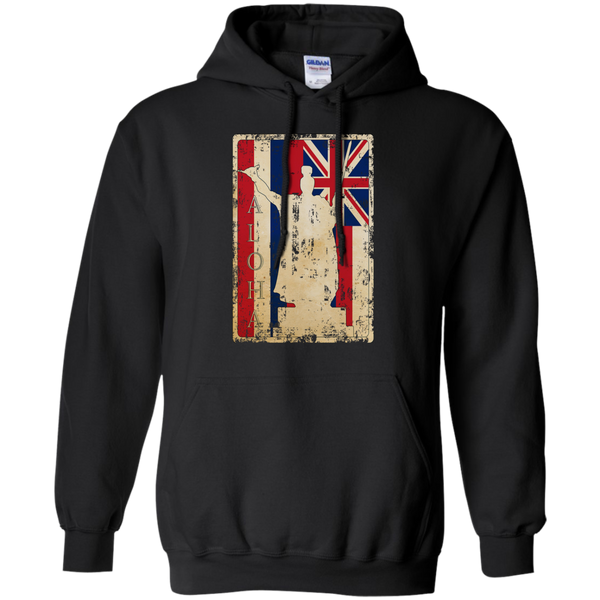 Aloha King Kamehameha Pullover Hoodie - Hawaii Nei All Day