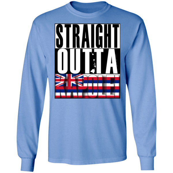 Straight Outta Kapolei LS Ultra Cotton T-Shirt, T-Shirts, Hawaii Nei All Day