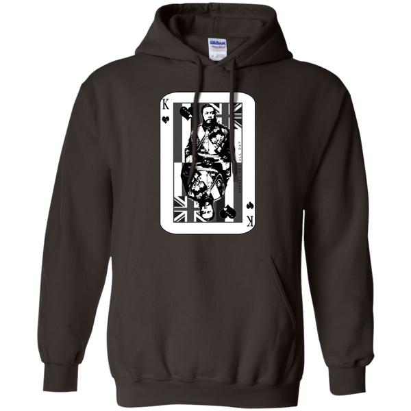 The King of Hawai'i Kalakaua(black ink) Pullover Hoodie, Sweatshirts, Hawaii Nei All Day