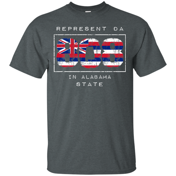 Rep Da 808 In Alabama State Ultra Cotton T-Shirt, T-Shirts, Hawaii Nei All Day