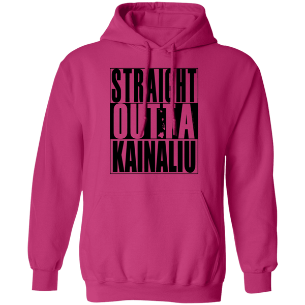 Straight Outta Kainaliu (black ink) Pullover Hoodie