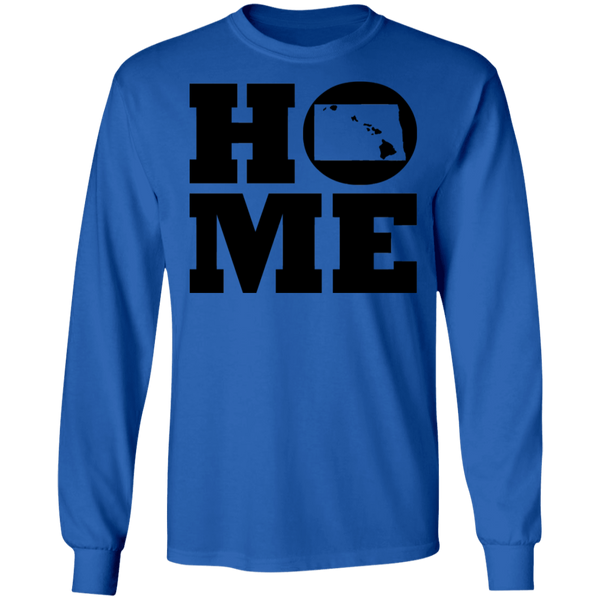 Home Roots Hawai'i and North Dakota  LS T-Shirt