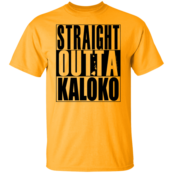 Straight Outta Kaloko(black ink) T-Shirt