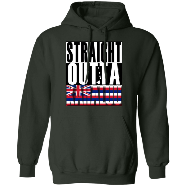 Straight Outta Kahaluu Hawai'i Pullover Hoodie, Sweatshirts, Hawaii Nei All Day
