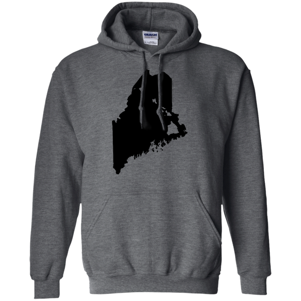 Living in Maine with Hawaii Roots Pullover Hoodie 8 oz., Sweatshirts, Hawaii Nei All Day