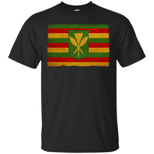 Kanaka Maoli Flag Ultra Cotton T-Shirt - Hawaii Nei All Day