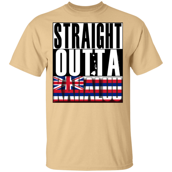 Straight Outta Kahaluu Hawai'i Ultra Cotton T-Shirt, T-Shirts, Hawaii Nei All Day